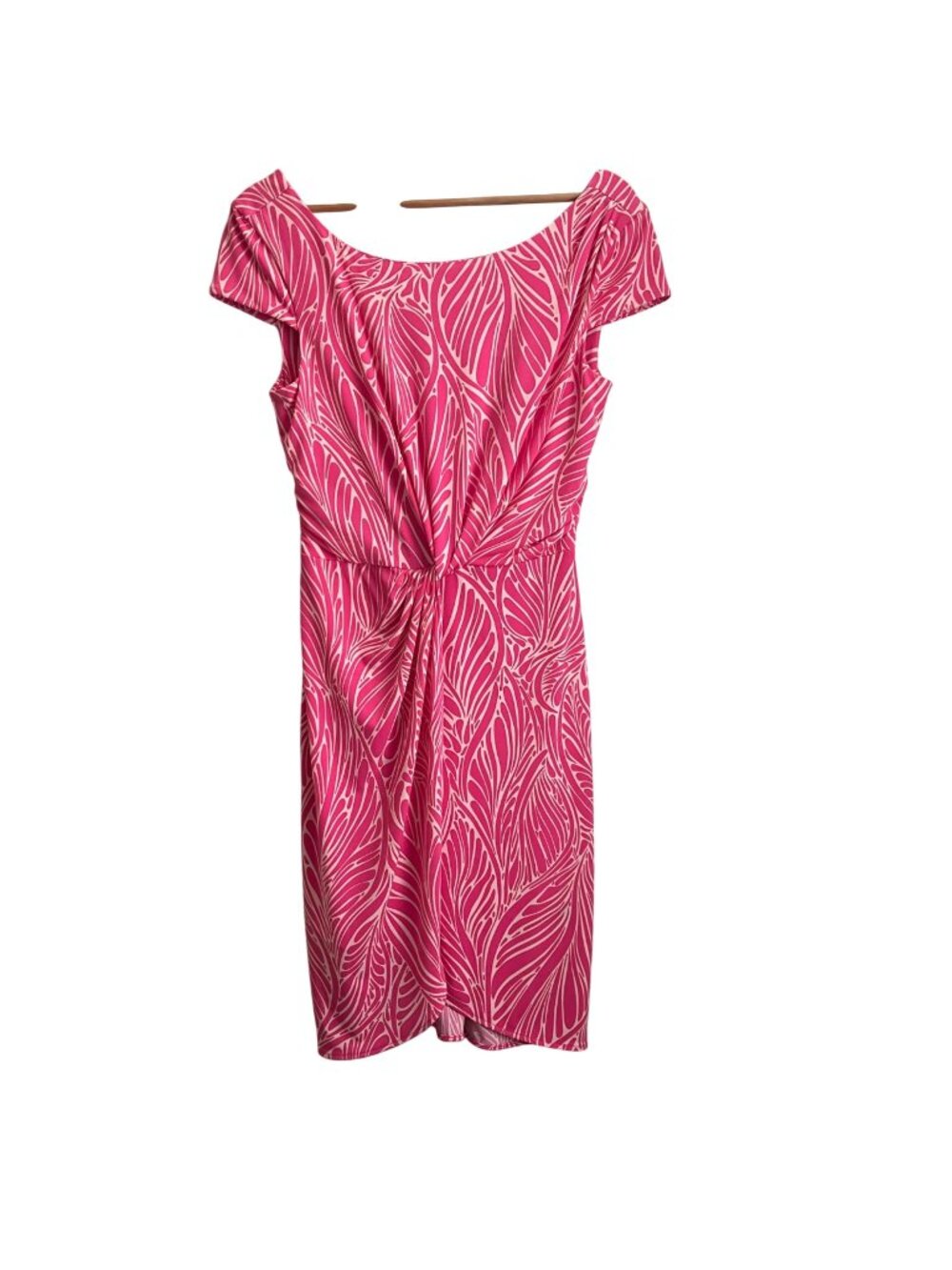Vintage Y2K Victorias Secret Womens Bodycon Dress Size S Tropical Coquette Pink